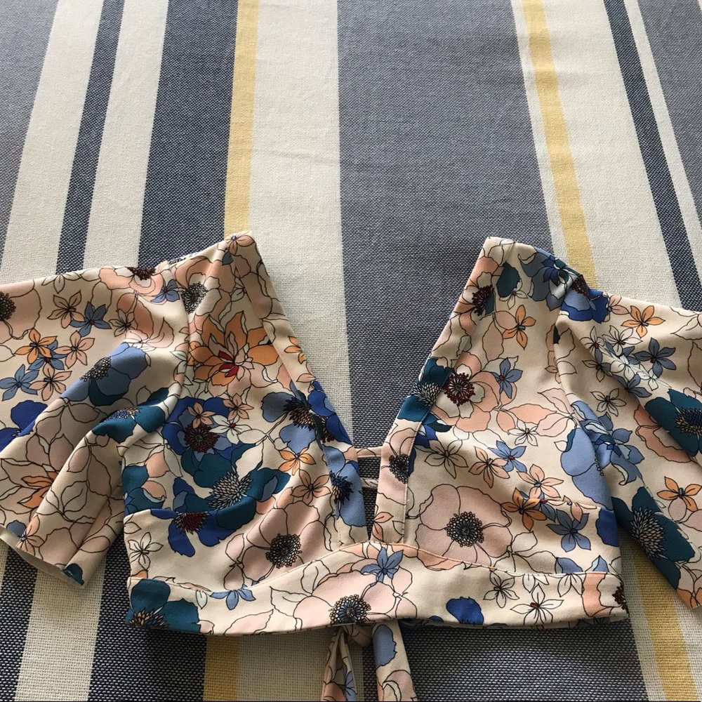 Flora crop top